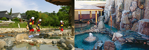 2.Okutsu Hot Spring  3.Yunogo Hot Spring